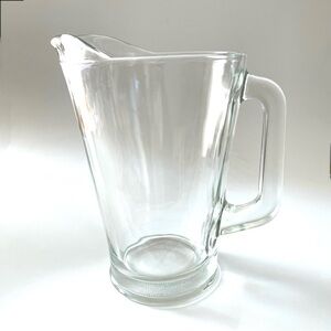 Vintage Beer Pitcher Simple Classic Design Pouring Spout and Handle